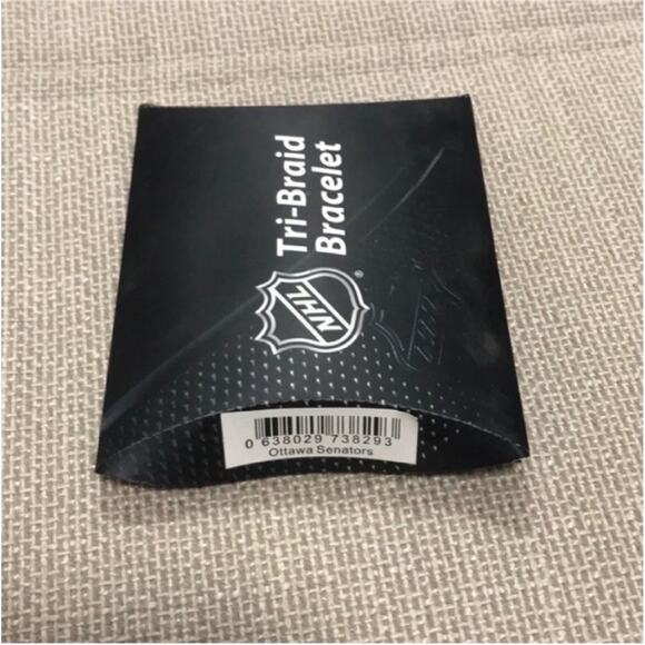 NHL Ottawa Senators White Braided Bracelet - Picture 7 of 7